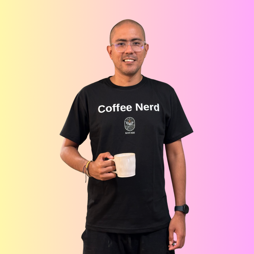 Polo Coffee Nerd - Negro